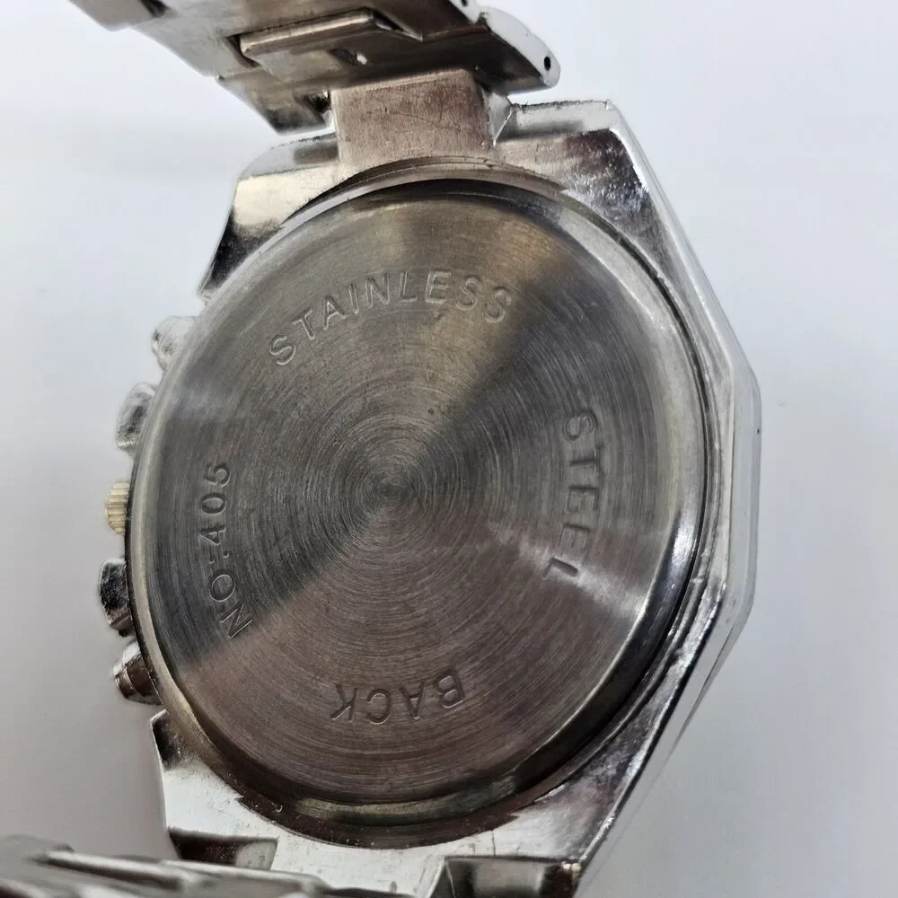 Orlando Men's‎ Watch 47MM Black Dial Two Tone Bracelet 7.5